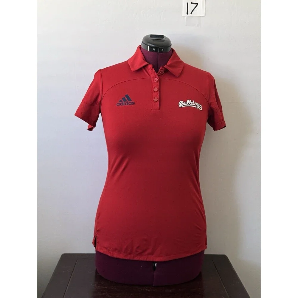 Adidas Fresno State Bulldogs Women’s Polo Shirt Red Small